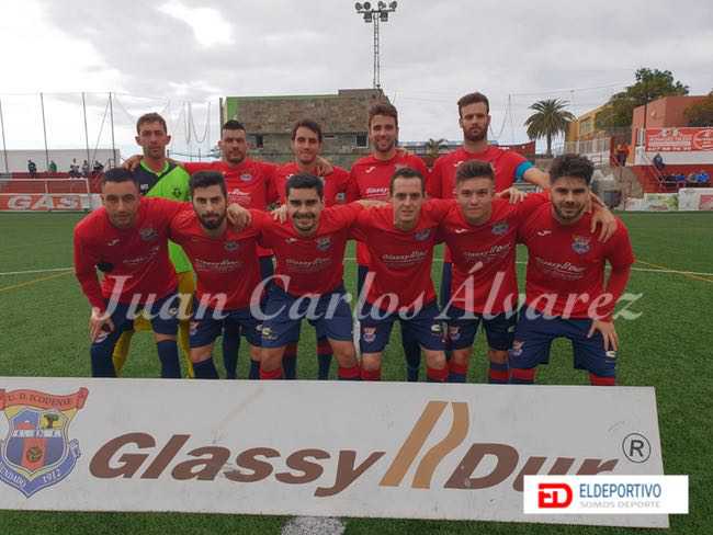 Once inicial del Glassydur U.D. Icodense. 