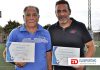 Distinción al TNK CD Vera y a su entrenador por subir a Tercera División.