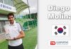 Diego Molina, un canario entrenando en Corea.