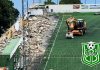 Comienzan las obras en el estadio municipal de Montefrío.