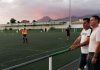El concejal de Arona visita a la UD Guargacho.