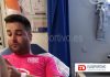 Rober frente a su lesión de tibia y peroné.
