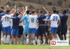 Momento de celebración tras finalizar el encuentro.