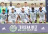 Once inicial del CD Tenerife B frente a el Olot.