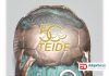 Imagen de uno de los trofeos Teide de años anteriores. Con el 50 encima indicando que se trata de la charla para celebrar uno más actual.