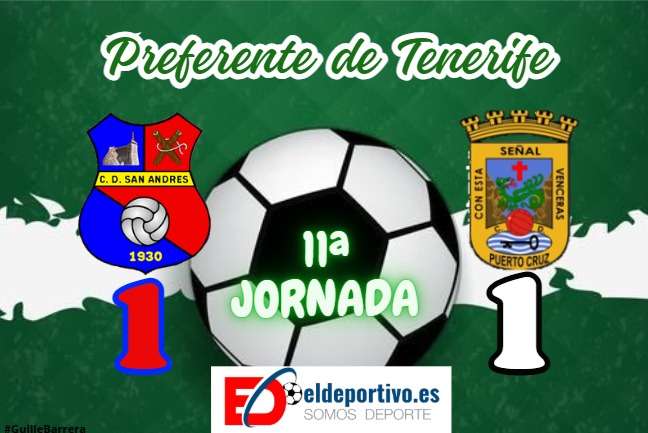 San Andrés y Puerto Cruz se repartieron los puntos