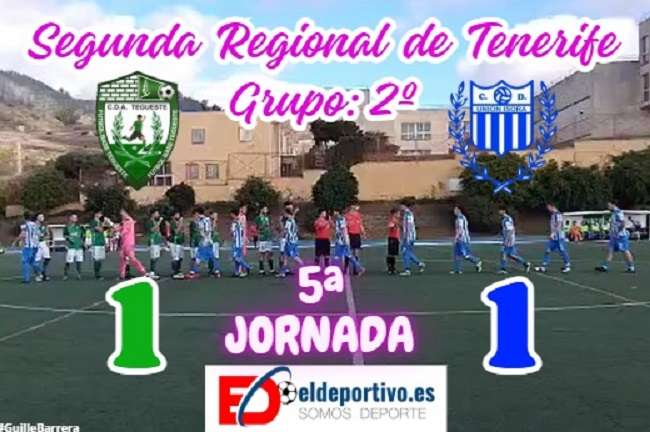 Empate que sabe a poco al Tegueste y Unión Isora
