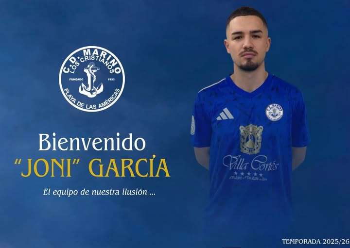 El orotavense Joni García refuerza las bandas del CD Marino