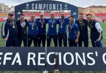 Sergio Alonso, su cuerpo técnico y la calidad del grueso de futbolistas tinerfeños, claves en el éxito de la selección canaria