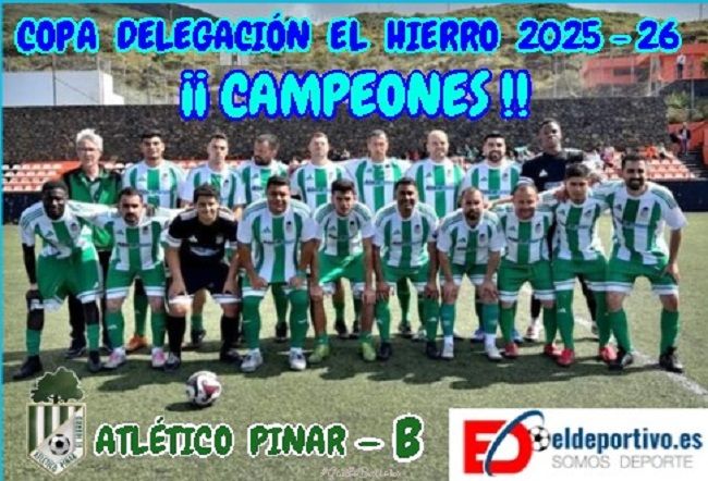 Atlco Pinar B campeón copa hierro 25-26
