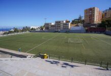 Santa Cruz ejecuta mejoras en el campo de fútbol San Joaquín del barrio de La Salud
