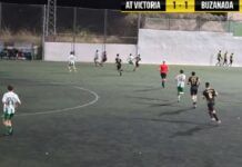 Reparto de puntos entre el Atlético Victoria y el CD Buzanada